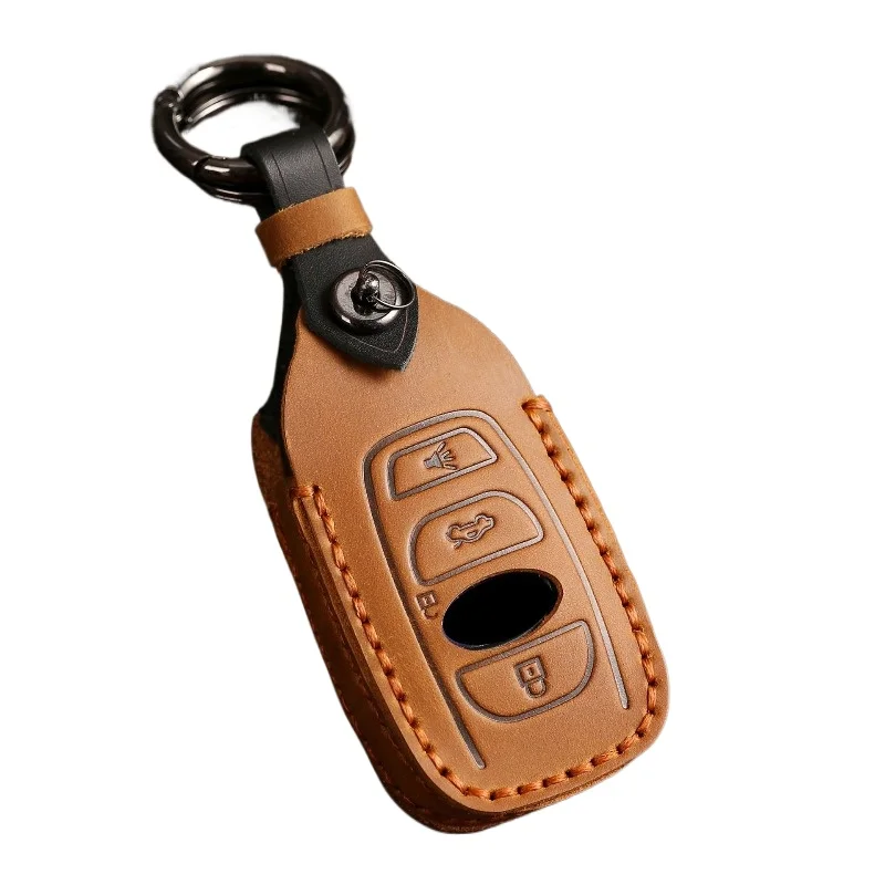 Leather Car Key Case Cover Chain Shell Protector Fob Holder for Subaru Forester Outback Legacy Accessories Cross-Border
Leather Car Key Case Cover Chain Shell Protector Fob Holder for Subaru Forester Outback Legacy Accessories Cross-Border