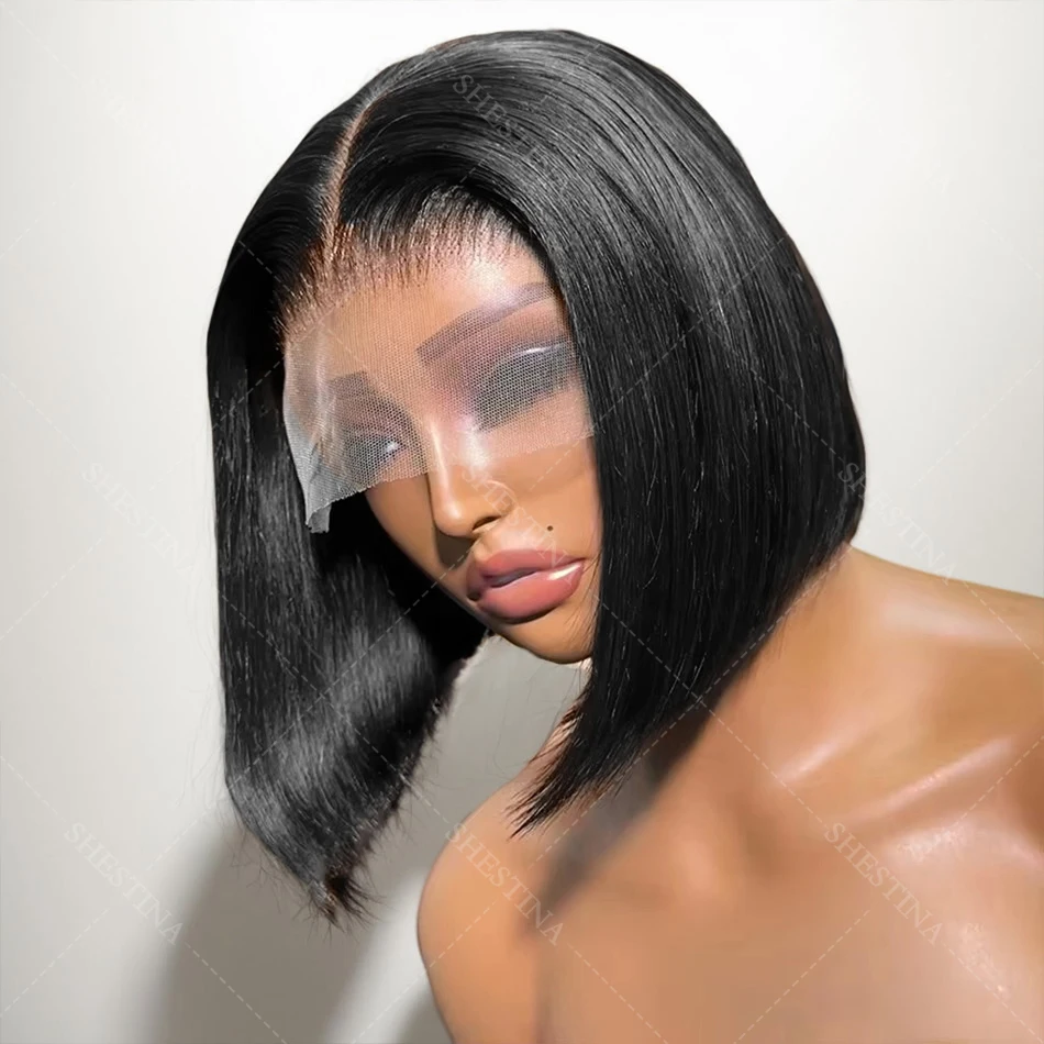 13x4 Straight Lace Frontal Bob Wig Preplucked Natural Color Human Hair Wigs Brazilian Remy Bone Straight Short Bob Wig For Women
13x4 Straight Lace Frontal Bob Wig Preplucked Natural Color Human Hair Wigs Brazilian Remy Bone Straight Short Bob Wig For Women