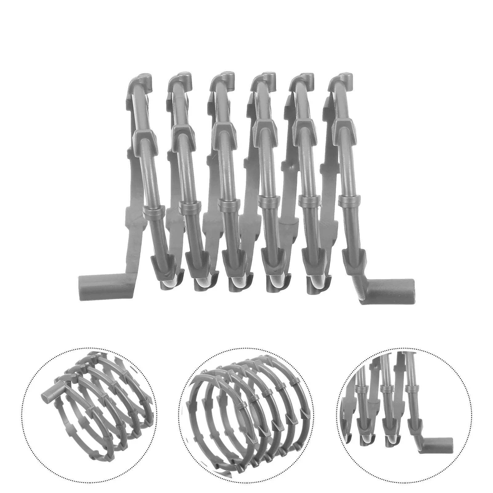 30Pcs Military Diorama Barbed Wire Fence Plastic Concertina Wire Coil Springs Battlefield Perimeter Defense Accessories
30Pcs Military Diorama Barbed Wire Fence Plastic Concertina Wire Coil Springs Battlefield Perimeter Defense Accessories