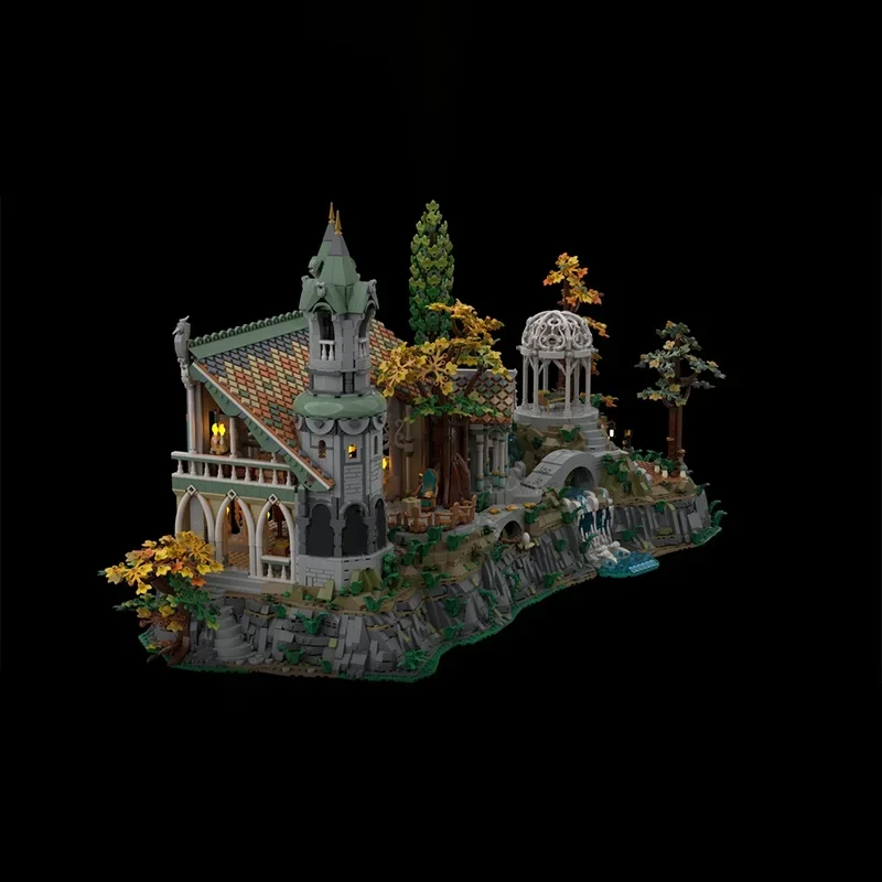 9821pcs MOC Rivendell BASE UPGRADE VERSION Model Building Blocks Toys Architecture DIY Education Brick Festival Gifts Birthday
9821pcs MOC Rivendell BASE UPGRADE VERSION Model Building Blocks Toys Architecture DIY Education Brick Festival Gifts Birthday