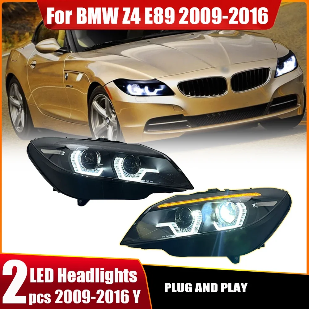 Car Styling Headlights for BMW Z4 E89 LED Headlight 2009-2016 Head Lamp DRL Signal Projector Lens Automotive Accessories
Car Styling Headlights for BMW Z4 E89 LED Headlight 2009-2016 Head Lamp DRL Signal Projector Lens Automotive Accessories