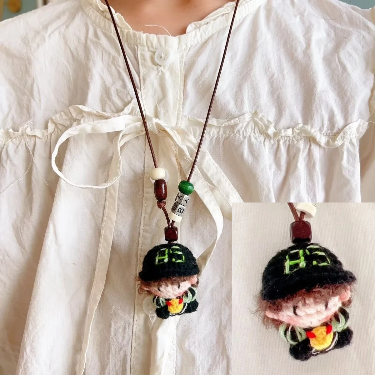 Wang Yibo Soft Candy Sweater Chain Necklace Wang Yibo Cute and Cute Surrounding Products Customized Hanging Decoration
Wang Yibo Soft Candy Sweater Chain Necklace Wang Yibo Cute and Cute Surrounding Products Customized Hanging Decoration