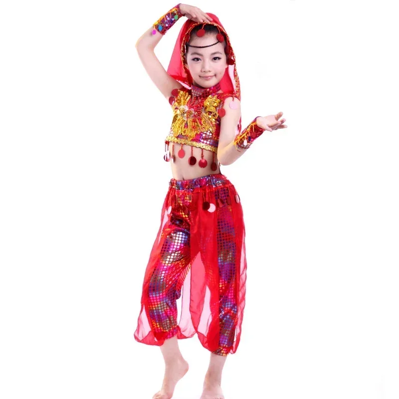 Children 's Performance Costume Collective Ethnic Dance Performance Dress India Xinjiang Dance Performance Costume AL357
Children 's Performance Costume Collective Ethnic Dance Performance Dress India Xinjiang Dance Performance Costume AL357