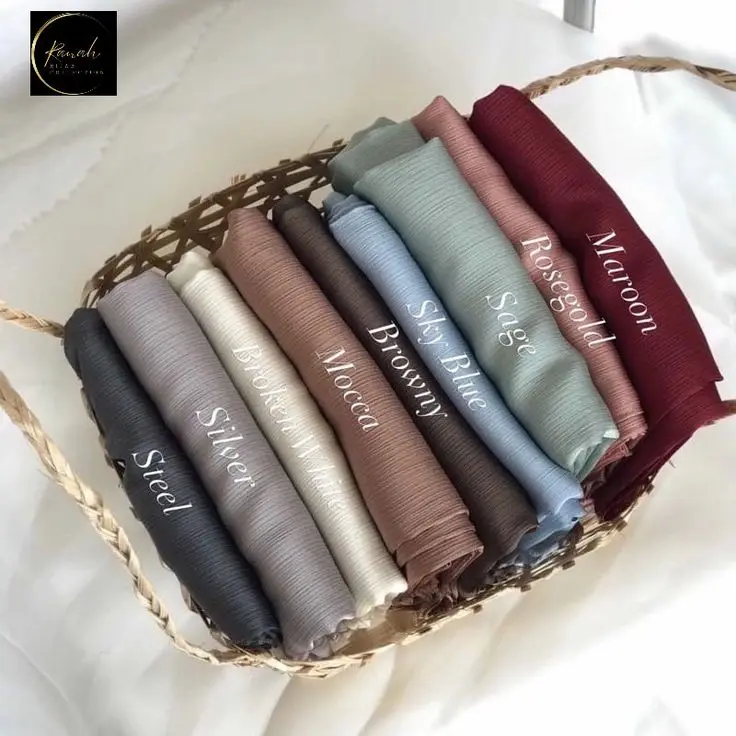 105pcs Satin Crinkle Hijab Scarf Chiffon Shawl Plain Muslim Women Hijabs
105pcs Satin Crinkle Hijab Scarf Chiffon Shawl Plain Muslim Women Hijabs