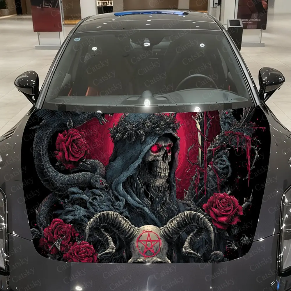 Виниловая пленка для автомобиля с изображением перевернутого креста и черепа, водонепроницаемая наклейка на капот из ПВХ, самоклеящиеся устойчивые к царапинам наклейки
Виниловая пленка для автомобиля с изображением перевернутого креста и черепа, водонепроницаемая наклейка на капот из ПВХ, самоклеящиеся устойчивые к царапинам наклейки