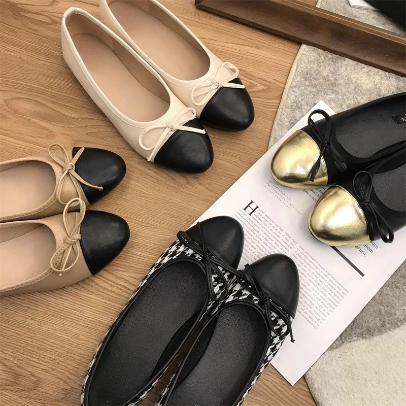 Designer Elegant Bowknot Ballerina Women's Flat Round Toe Comfort Slip-On Ladies Loafers Leather Single Mules Shoes
Designer Elegant Bowknot Ballerina Women's Flat Round Toe Comfort Slip-On Ladies Loafers Leather Single Mules Shoes