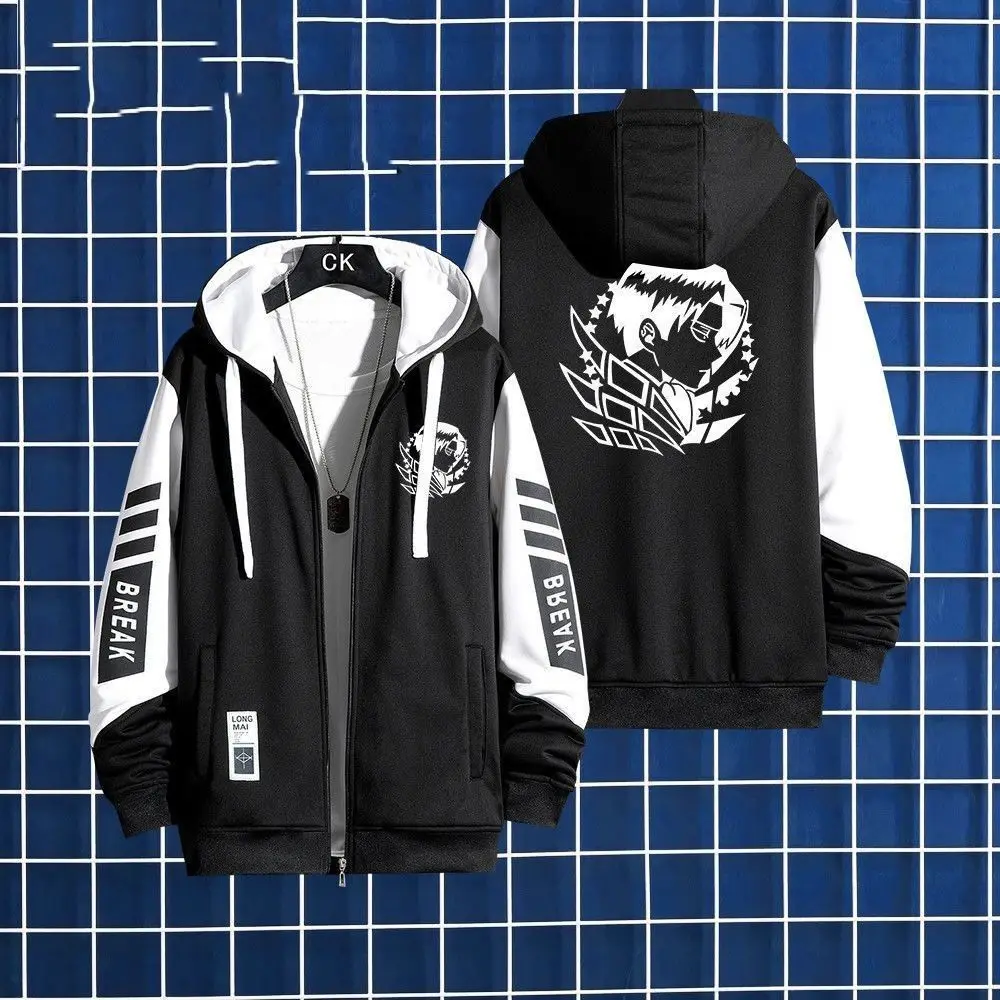 Anime Attack on Titan Hoodie Men Women Scout Regiment Zipper Sports Coat Unisex Printed Long Sleeve Sportswear hoodie sweatshirt
Anime Attack on Titan Hoodie Men Women Scout Regiment Zipper Sports Coat Unisex Printed Long Sleeve Sportswear hoodie sweatshirt