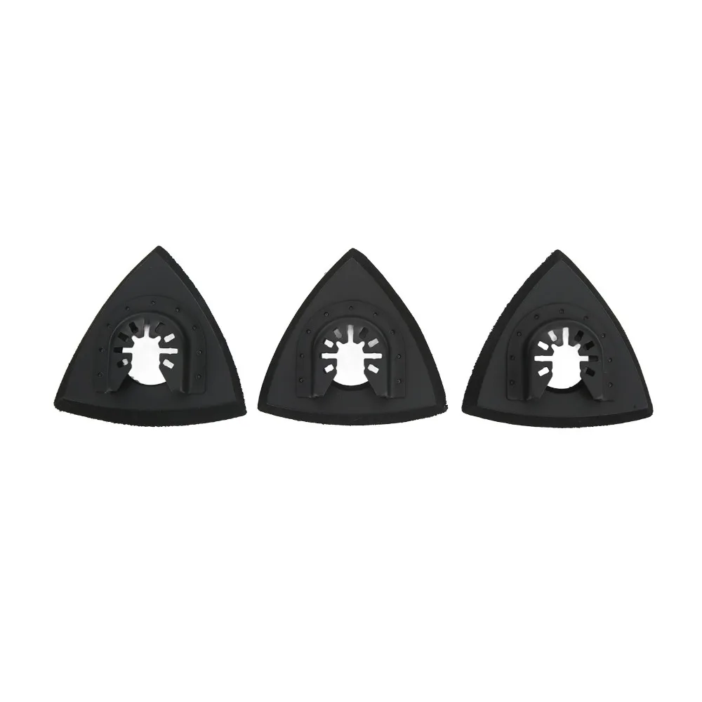 Triangle Shape Oscillating Multitool Sanding Pad Hook & Loop Quick-Release System Quick Release Sanding Pad
Triangle Shape Oscillating Multitool Sanding Pad Hook & Loop Quick-Release System Quick Release Sanding Pad