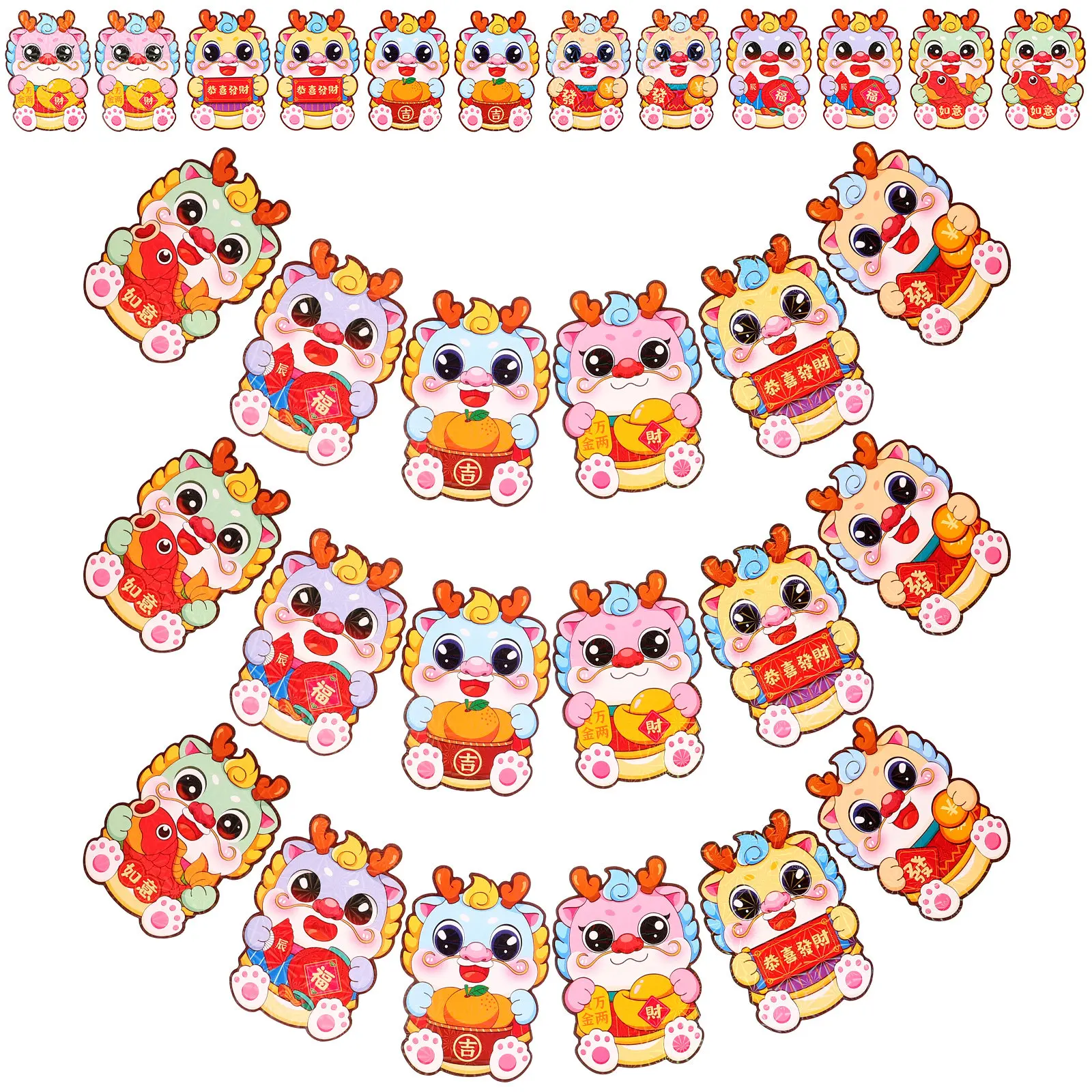 60Pcs Chinese New Year Red Envelopes Cute Patterns Auspicious Peace Fitness Blessings Traditional Red Pockets 2024
60Pcs Chinese New Year Red Envelopes Cute Patterns Auspicious Peace Fitness Blessings Traditional Red Pockets 2024