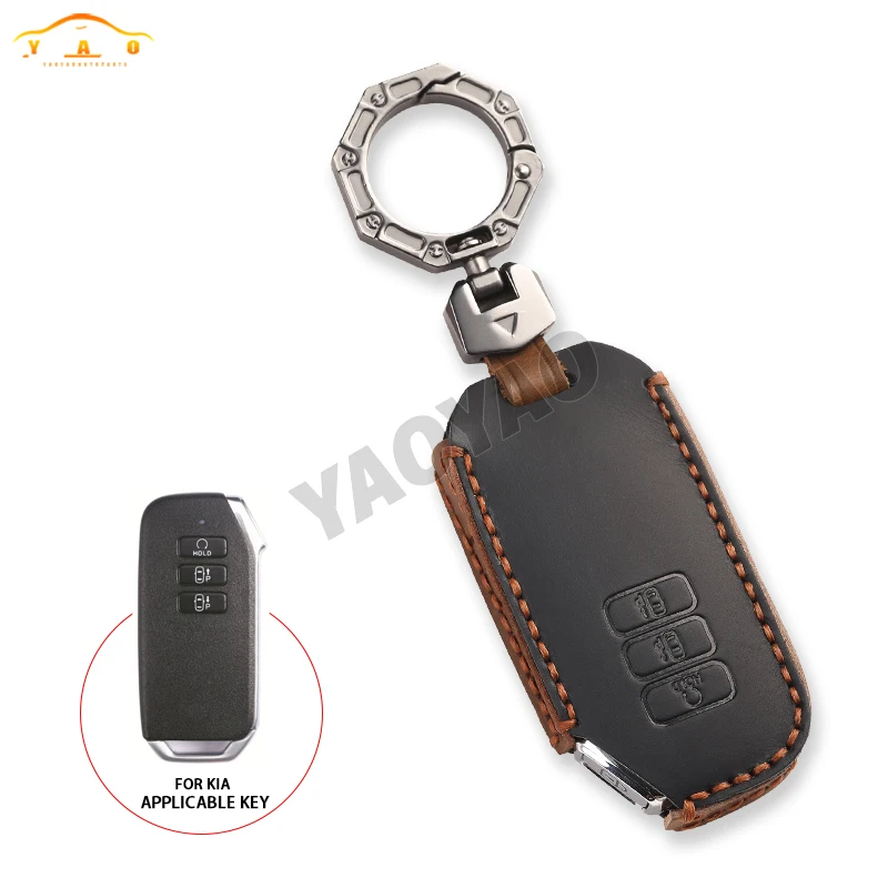 Car Key Case Cover Genuine Leather Keychain Accessories For Kia Sorento MQ4 2020 2021 2022 EV6 K8 V6
Car Key Case Cover Genuine Leather Keychain Accessories For Kia Sorento MQ4 2020 2021 2022 EV6 K8 V6