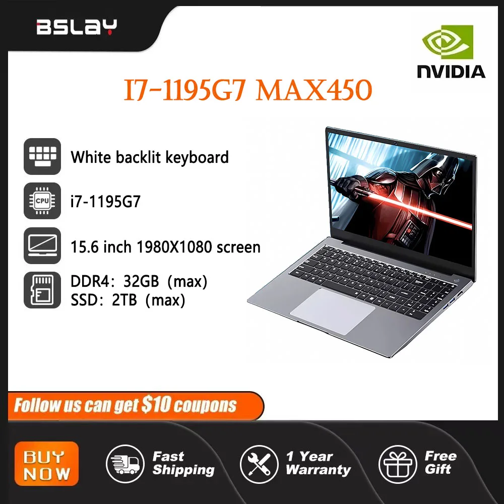 15,6-дюймовый ноутбук NVIDIA i7 1195g7MAX450 DDr4 32 ГБ ОЗУ 2 ТБ SSD ядро ноутбука Windows11 Pro 1920*1080 экран портативный игровой ноутбук
15,6-дюймовый ноутбук NVIDIA i7 1195g7MAX450 DDr4 32 ГБ ОЗУ 2 ТБ SSD ядро ноутбука Windows11 Pro 1920*1080 экран портативный игровой ноутбук