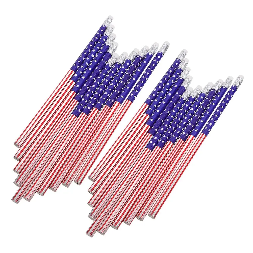 48 Pcs Flag Pattern Pencil Birthday Pencils Banner American Pens Aluminum Cool Child International Flags Sport with Eraser
48 Pcs Flag Pattern Pencil Birthday Pencils Banner American Pens Aluminum Cool Child International Flags Sport with Eraser