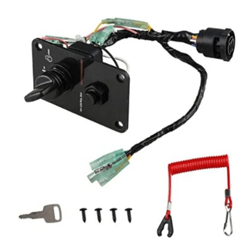 Outboard ignition switch, marine start key panel
Outboard ignition switch, marine start key panel