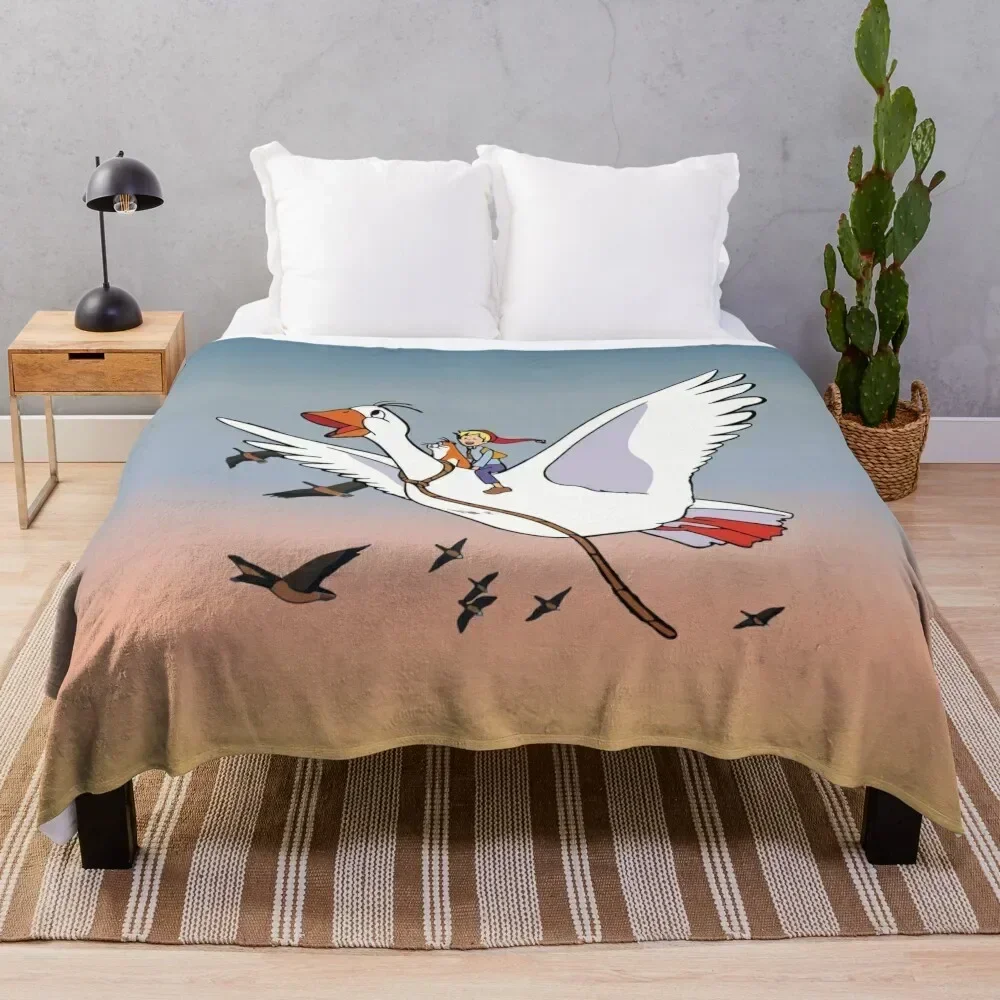 Nils Holgerson flying Throw Blanket Soft Plaid Multi-Purpose Sofas Quilt Blankets
Nils Holgerson flying Throw Blanket Soft Plaid Multi-Purpose Sofas Quilt Blankets