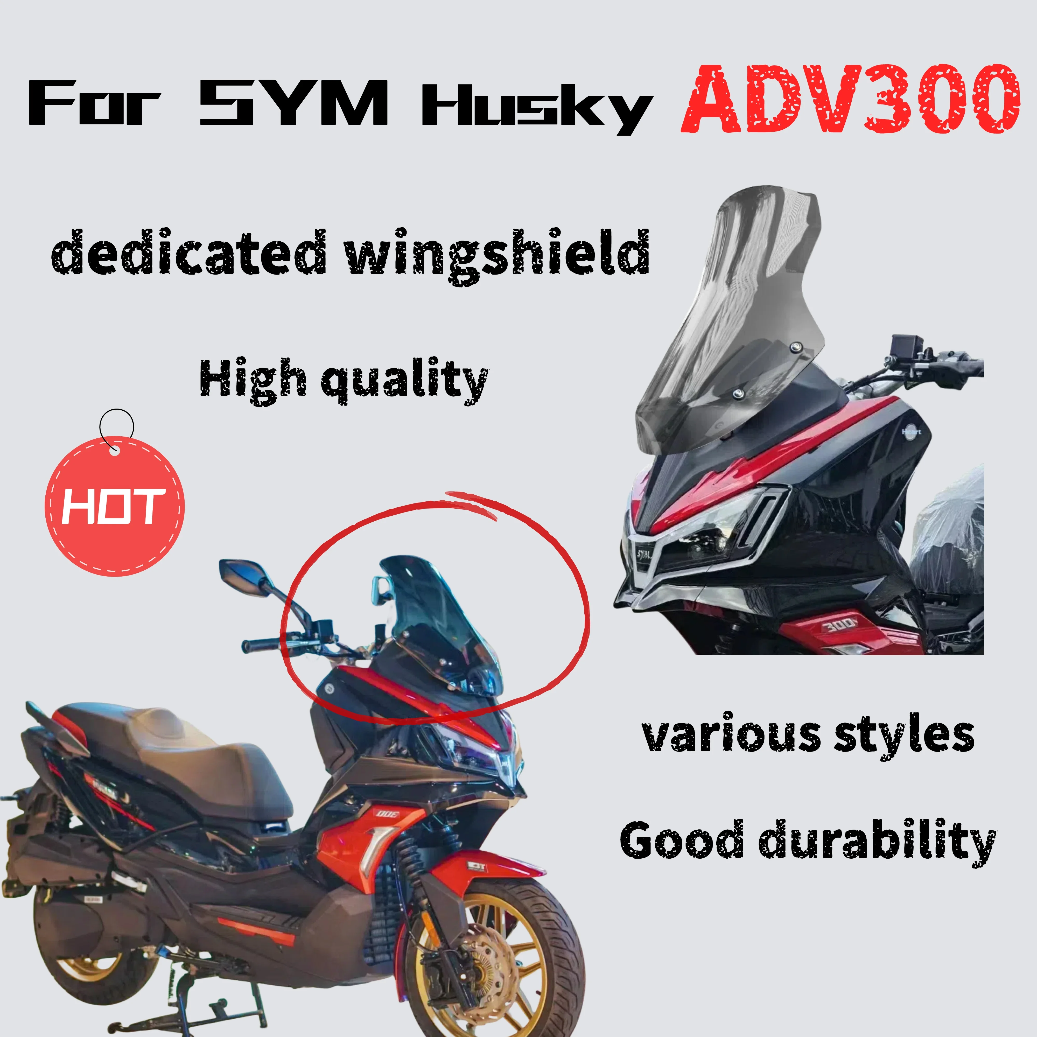 Для SYM Husky ADV 300 лобовое стекло Husky 300 модифицированное усиленное переднее лобовое стекло аксессуары нагрудное стекло лобовое стекло
Для SYM Husky ADV 300 лобовое стекло Husky 300 модифицированное усиленное переднее лобовое стекло аксессуары нагрудное стекло лобовое стекло
