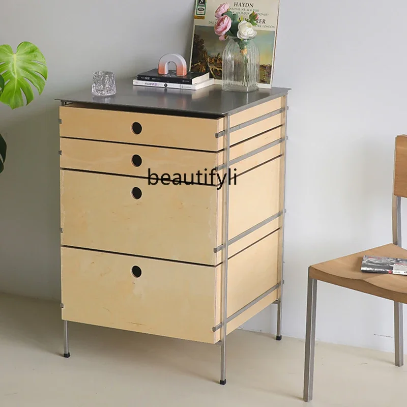 Italian minimalist marine plate drawer side cabinet stainless steel cabinet storage cabinet
Italian minimalist marine plate drawer side cabinet stainless steel cabinet storage cabinet