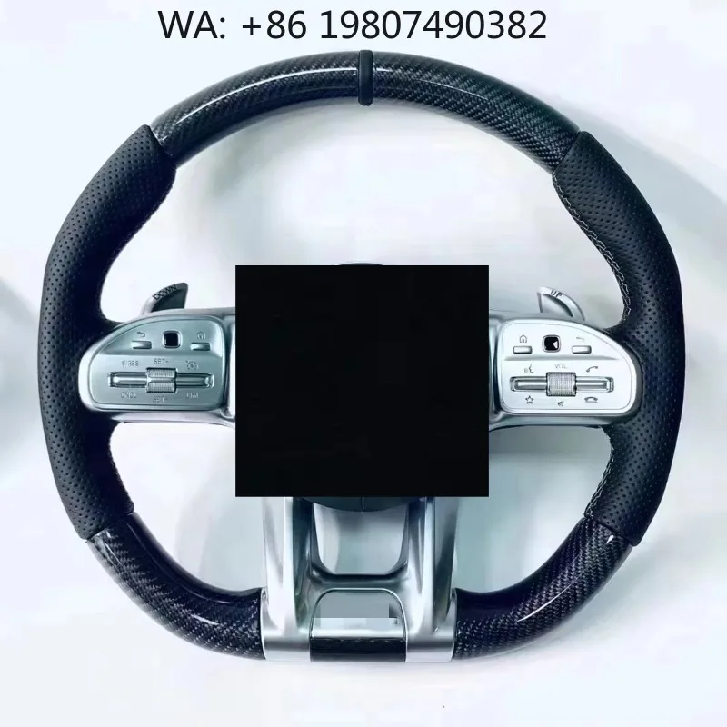 Red Leather Forged Carbon Fiber LED Steering Wheel Custom Sport For Off-road Pickup Auto Interior
Red Leather Forged Carbon Fiber LED Steering Wheel Custom Sport For Off-road Pickup Auto Interior