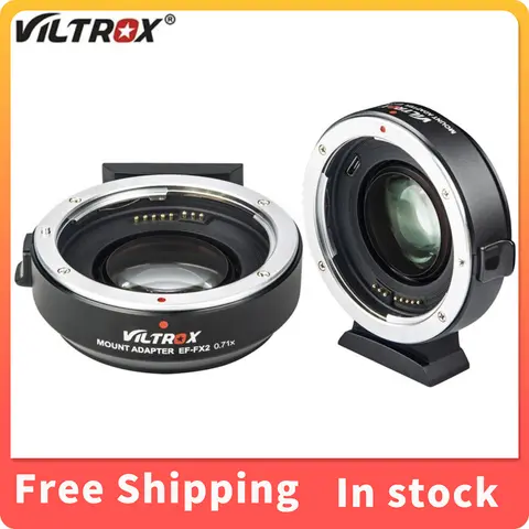 Canon EF Lens için panasonic EF-FX2 0.71x otomatik odaklama güçlendirici adaptörü FUJIFILM Fuji x-mount kamera X-H1 X-PRO1 X-E1 X-A1 X-E2S