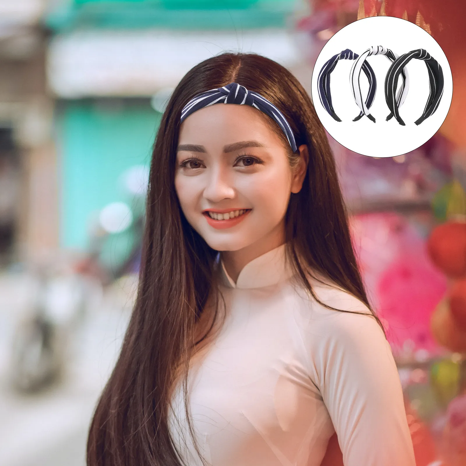 3Pcs Cross Knot Hair Hoop Women Headband Wide Striped Chiffon Hairband Elegant Comfortable Daily Party Birthday Celebration
3Pcs Cross Knot Hair Hoop Women Headband Wide Striped Chiffon Hairband Elegant Comfortable Daily Party Birthday Celebration