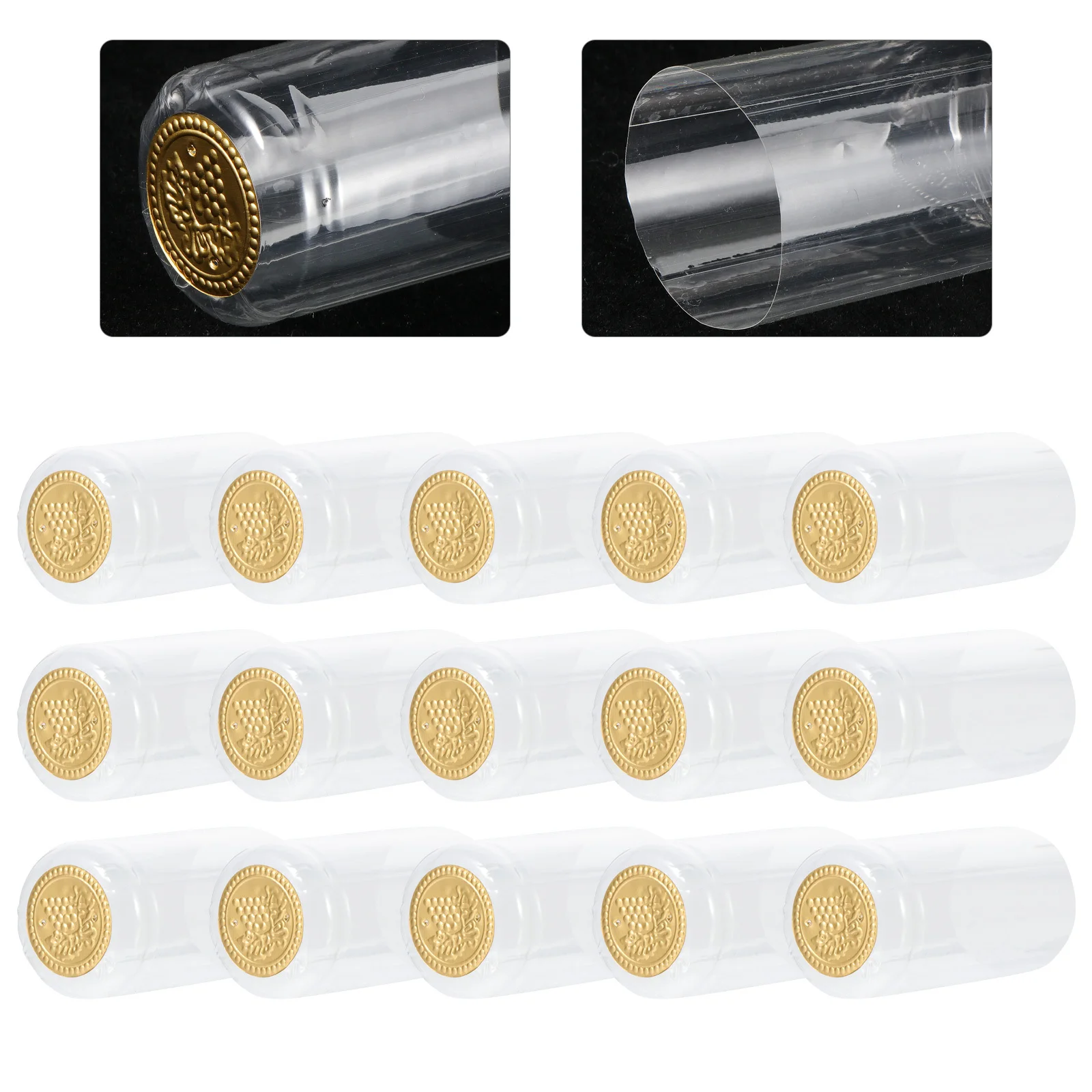 100 PCS Red Wine Closure Hat Heat Shrink Bottle Seals Caps for Bottles Capsule Shrinker Pvc Capsules
100 PCS Red Wine Closure Hat Heat Shrink Bottle Seals Caps for Bottles Capsule Shrinker Pvc Capsules