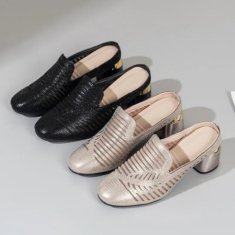 2026 New Fashion Rhinestone Close Head Cutout Slippers Women Summer Breathable Soft Bottom Shoes Casual Slippers Женская Обувь
2026 New Fashion Rhinestone Close Head Cutout Slippers Women Summer Breathable Soft Bottom Shoes Casual Slippers Женская Обувь