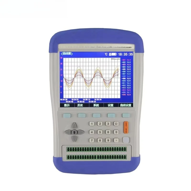 Instrument Handheld Temperature Data Logger 16-Channel Temperature Tester