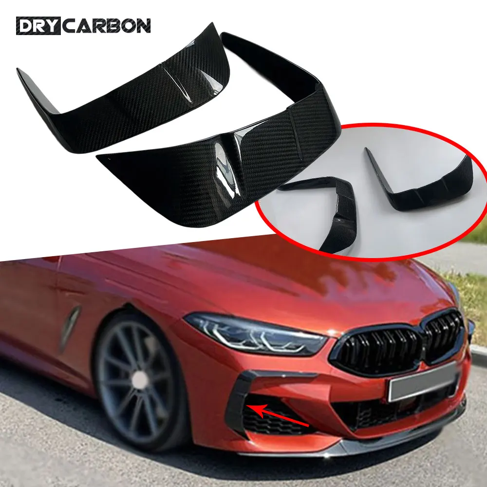 Dry Carbon Fiber Front Bumper Fog Lamp Cover Trims Body Kit for BMW G14 G15 G16 M Sport 2018-2021 Air Vents Decoration FRP
Dry Carbon Fiber Front Bumper Fog Lamp Cover Trims Body Kit for BMW G14 G15 G16 M Sport 2018-2021 Air Vents Decoration FRP