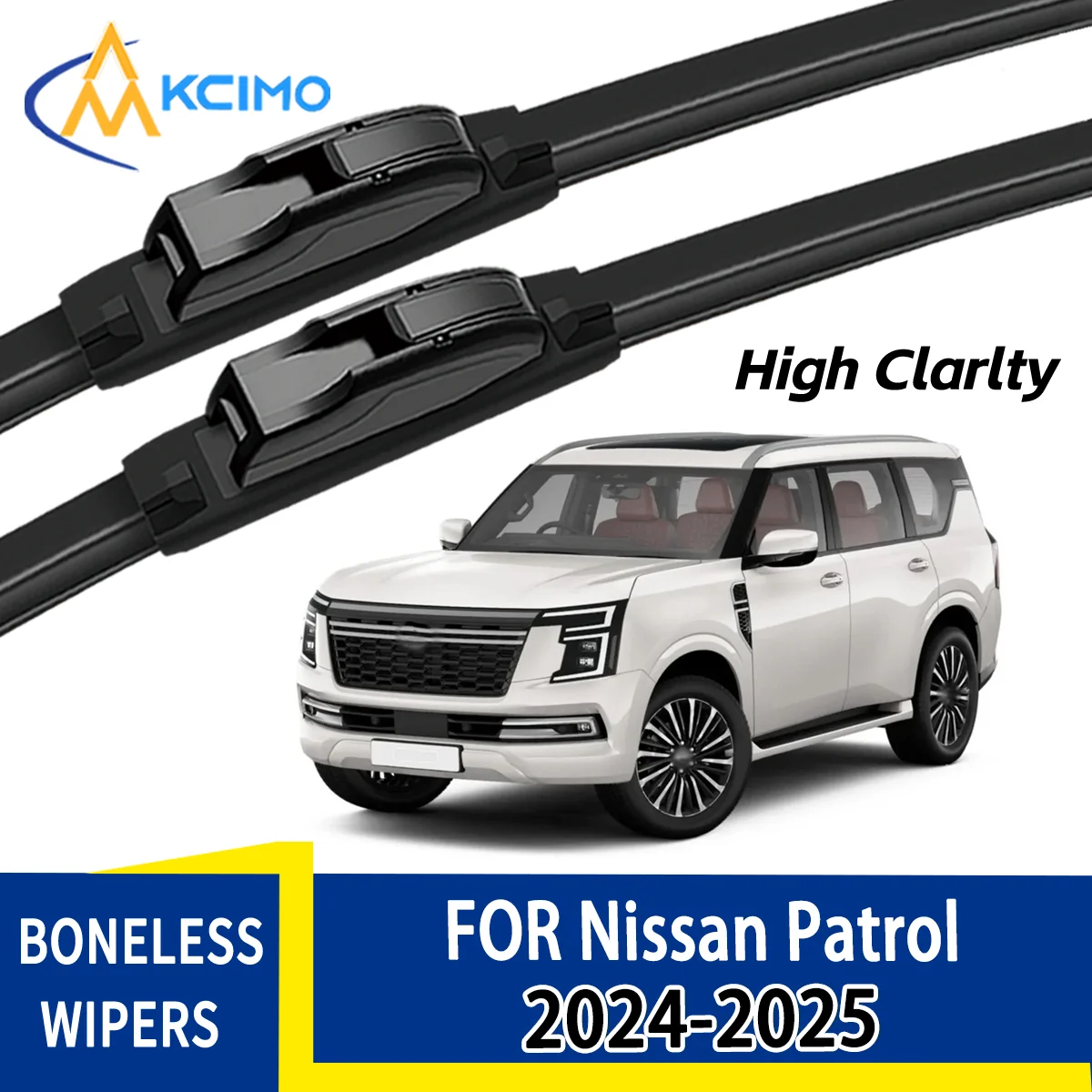 For Nissan Patrol Y63 2024-2025 Automobiles Durable Quiet Front Windscreen Wiper Blades Auto Window Replacement Accessories
For Nissan Patrol Y63 2024-2025 Automobiles Durable Quiet Front Windscreen Wiper Blades Auto Window Replacement Accessories