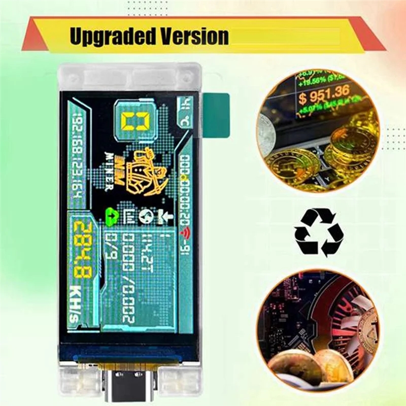 N93R 2 Sets Nerdminer Upgrade 285KH/S BTC Solo Lottery Miner Bitcoin Crypto Miner Wifi Connection Low Power Nerd Miner
N93R 2 Sets Nerdminer Upgrade 285KH/S BTC Solo Lottery Miner Bitcoin Crypto Miner Wifi Connection Low Power Nerd Miner