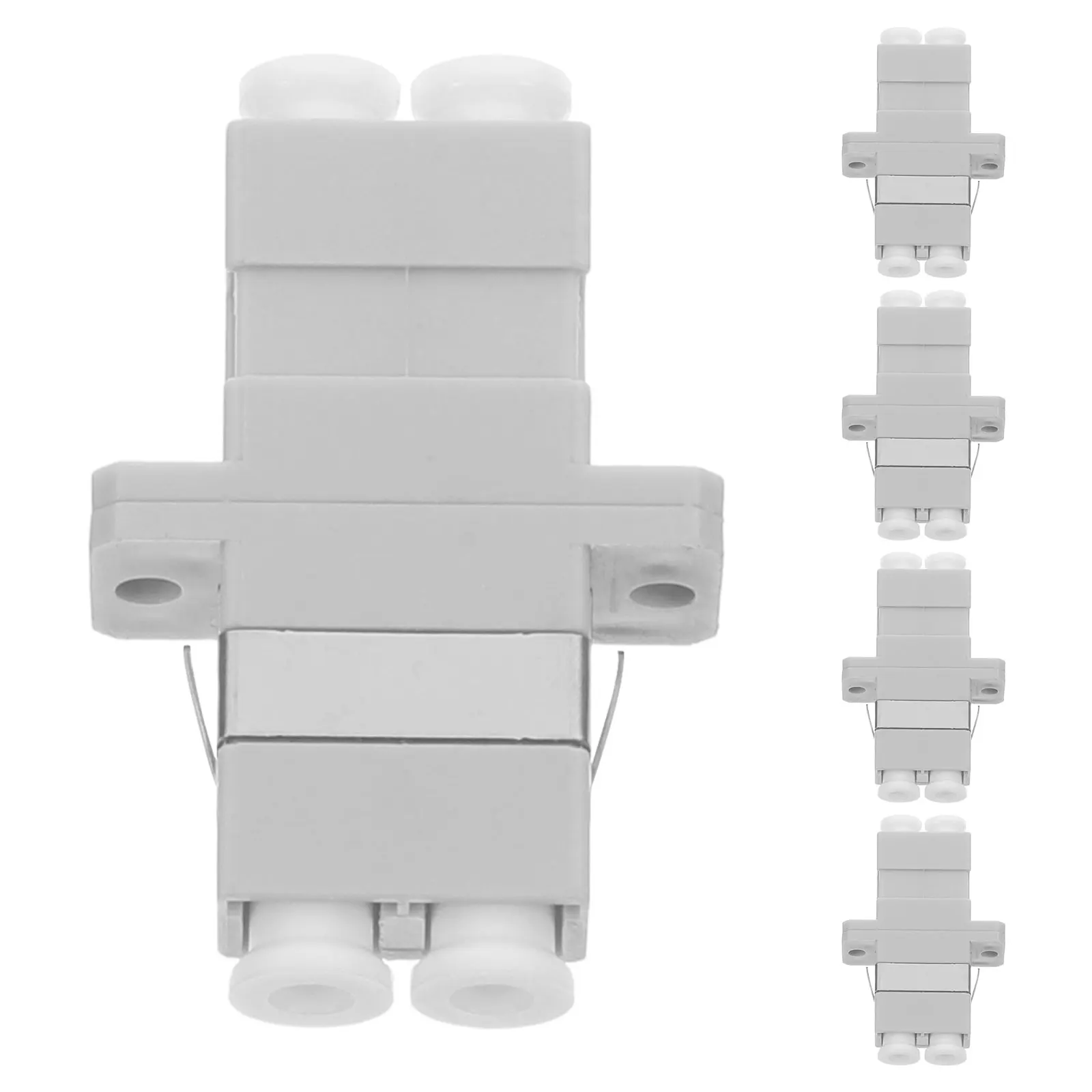 5pcs Fiber Optic Adapter LC Coupler Duplex Multimode Connectors Loop Kit Stable Connection Versatile Compatibility Durable
5pcs Fiber Optic Adapter LC Coupler Duplex Multimode Connectors Loop Kit Stable Connection Versatile Compatibility Durable