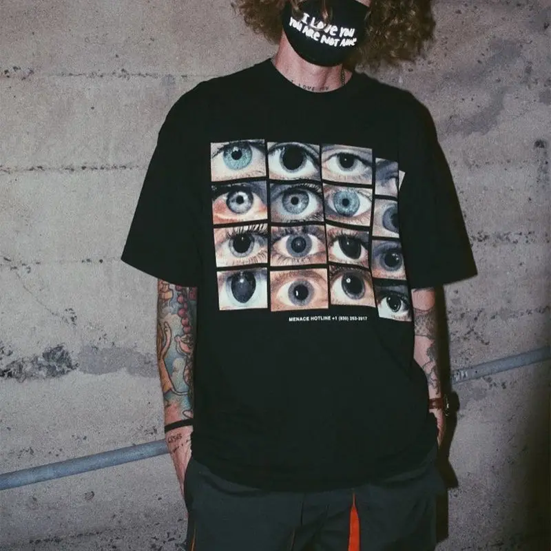 American Retro Vintage Printed Short Sleeved T-shirt for Men, European and American Loose Half Sleeved Ins Trendy Brand
American Retro Vintage Printed Short Sleeved T-shirt for Men, European and American Loose Half Sleeved Ins Trendy Brand