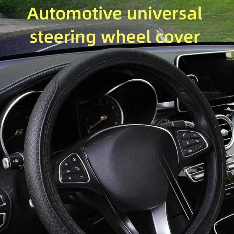Automotive All Season Universal Steering Wheel Cover Artificial Leather Embossed Wear Resistant Elastic Automotive Interior
Automotive All Season Universal Steering Wheel Cover Artificial Leather Embossed Wear Resistant Elastic Automotive Interior