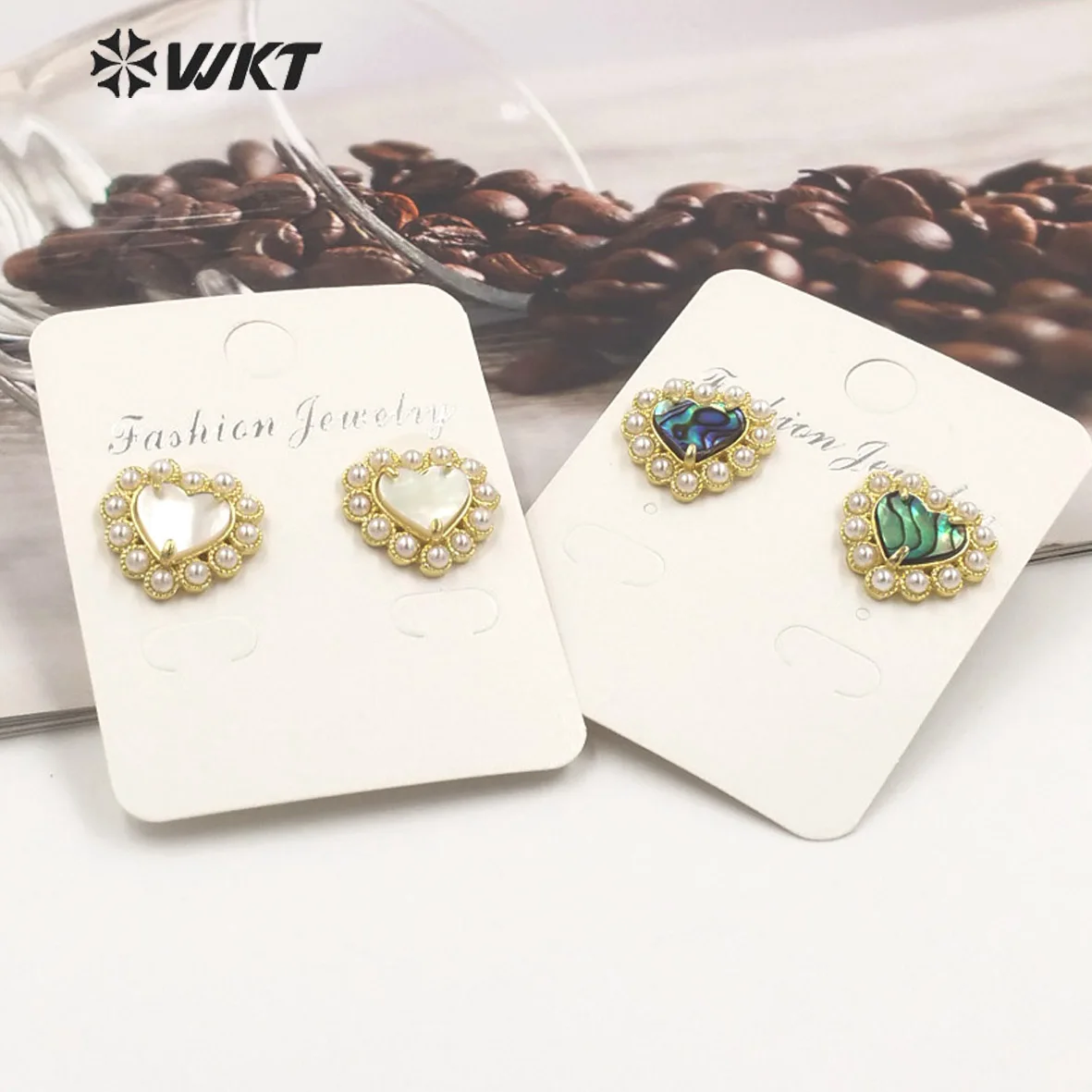 WT-MPE123 WKT 2025 Romantic Jewelry Natural Shell Heart-Shaped Making Earring Supplies Grand Party NEW Quality Sweet
WT-MPE123 WKT 2025 Romantic Jewelry Natural Shell Heart-Shaped Making Earring Supplies Grand Party NEW Quality Sweet