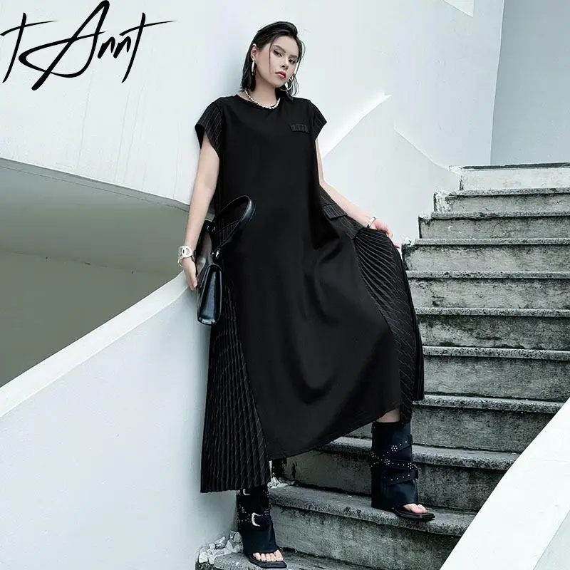 Tannt Women Dress Asymmetry Patchwork Black Casual Stripe Dresses For Women Fashion Asymmetry Loose Summer Dresses 2025 New
Tannt Women Dress Asymmetry Patchwork Black Casual Stripe Dresses For Women Fashion Asymmetry Loose Summer Dresses 2025 New