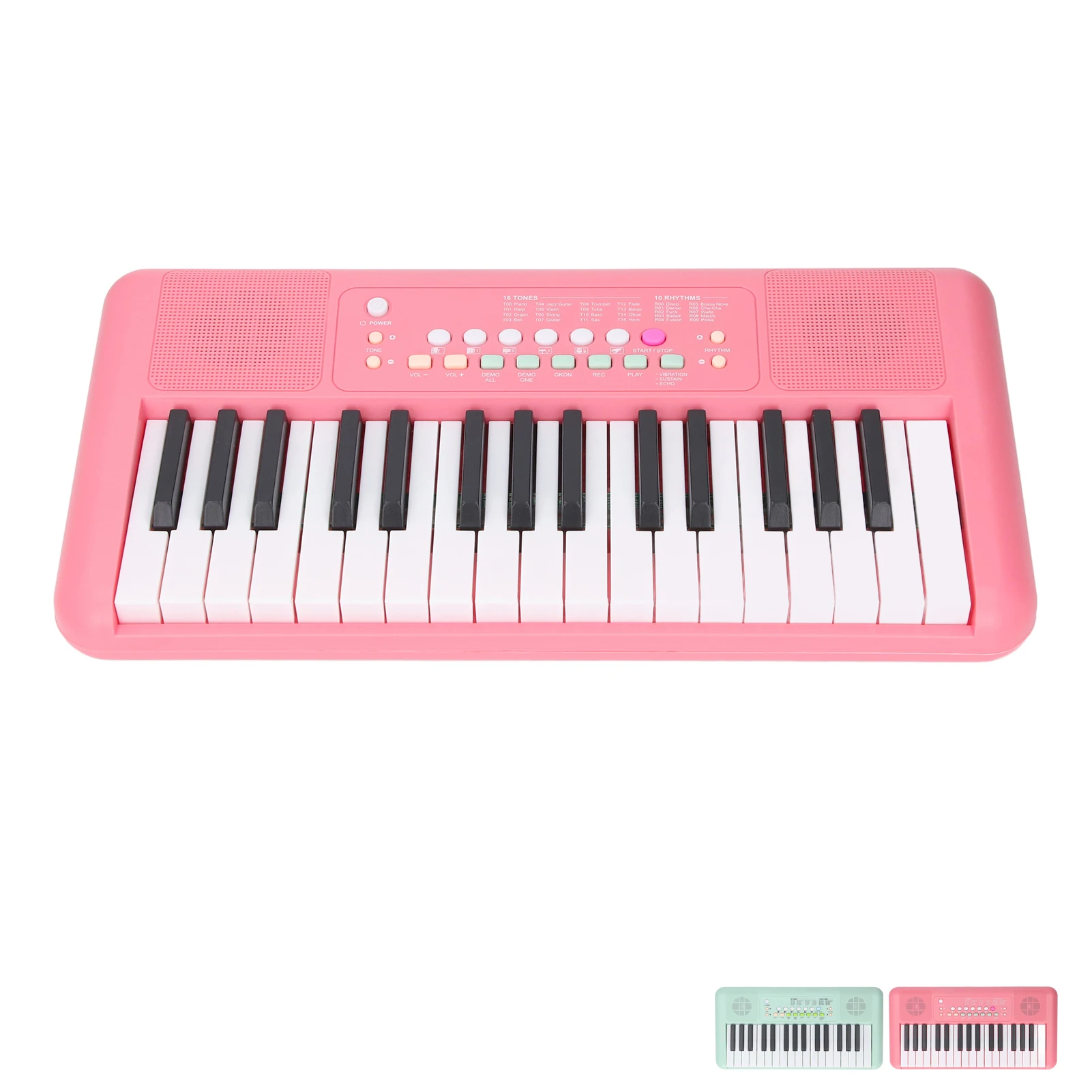 32 Key Electronic Keyboard 16 Tones Vibrato Sustain Effects 32 Key Digital Piano Recording Playback Function for Learning
32 Key Electronic Keyboard 16 Tones Vibrato Sustain Effects 32 Key Digital Piano Recording Playback Function for Learning