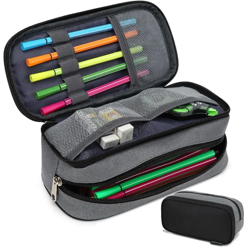 Large Capacity Pencil Case Multi-Slot Pencil Pouch Durable Pencil Box Portable Office Pen Bag with Zipper
Large Capacity Pencil Case Multi-Slot Pencil Pouch Durable Pencil Box Portable Office Pen Bag with Zipper