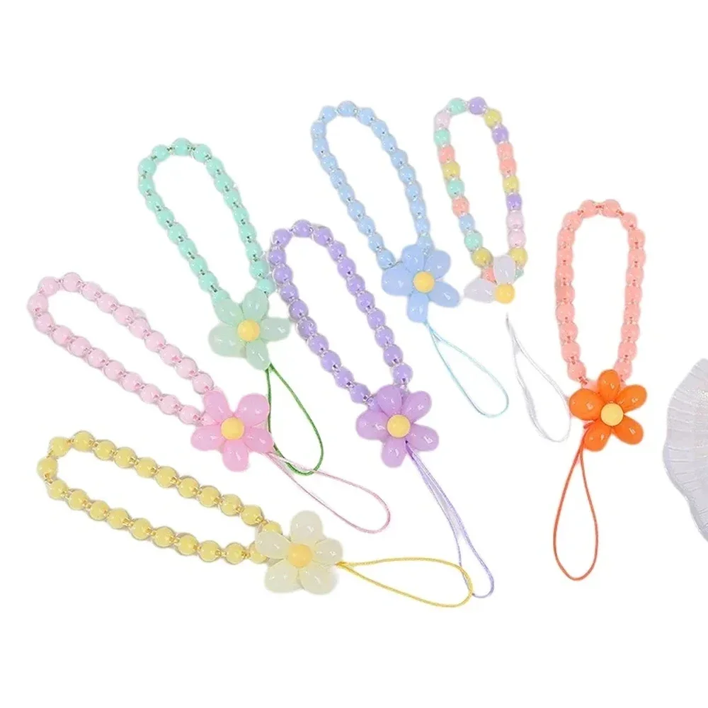 Ремешок для телефона с цветочным бисером - эстетический милый ремешок на запястье для мобильных телефонов, милый аксессуар из бисера
Ремешок для телефона с цветочным бисером - эстетический милый ремешок на запястье для мобильных телефонов, милый аксессуар из бисера