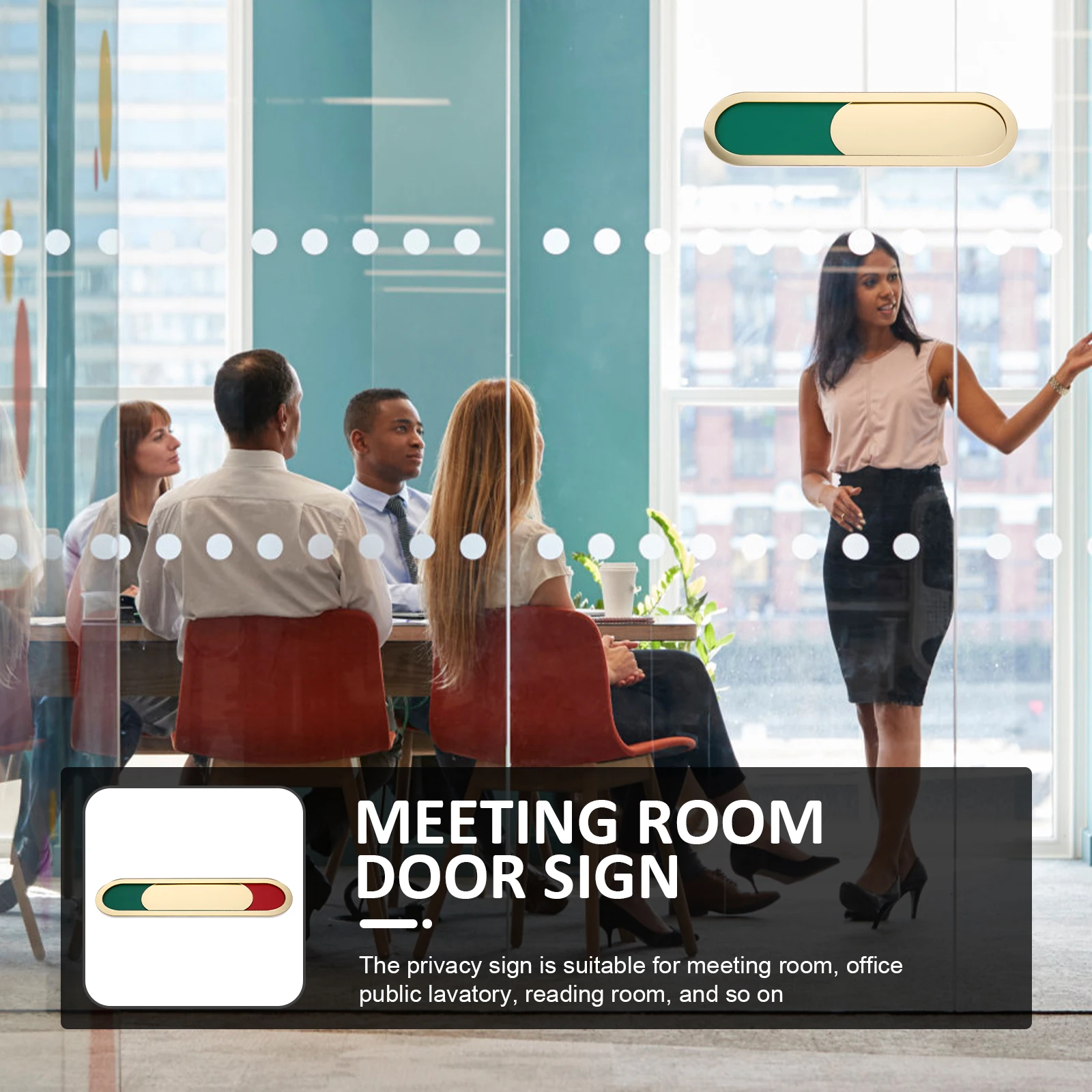 Conference Door Sign Office Privacy Indicator Slide Red Green Occupied Vacant Acrylic Meeting Room Slider No Drilling Easy 
Conference Door Sign Office Privacy Indicator Slide Red Green Occupied Vacant Acrylic Meeting Room Slider No Drilling Easy