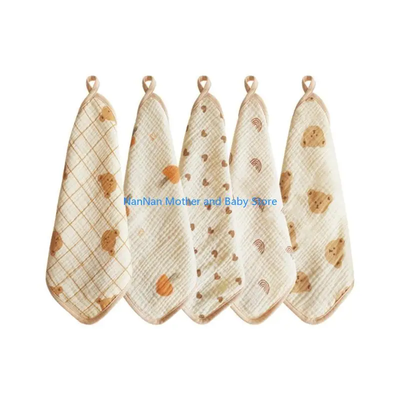 5pcs Soft Baby Washcloths Cotton Squares for Newborns Cotton Face Cloths Reusable Baby Wash Cloths 6 Layers Baby Bibs
5pcs Soft Baby Washcloths Cotton Squares for Newborns Cotton Face Cloths Reusable Baby Wash Cloths 6 Layers Baby Bibs