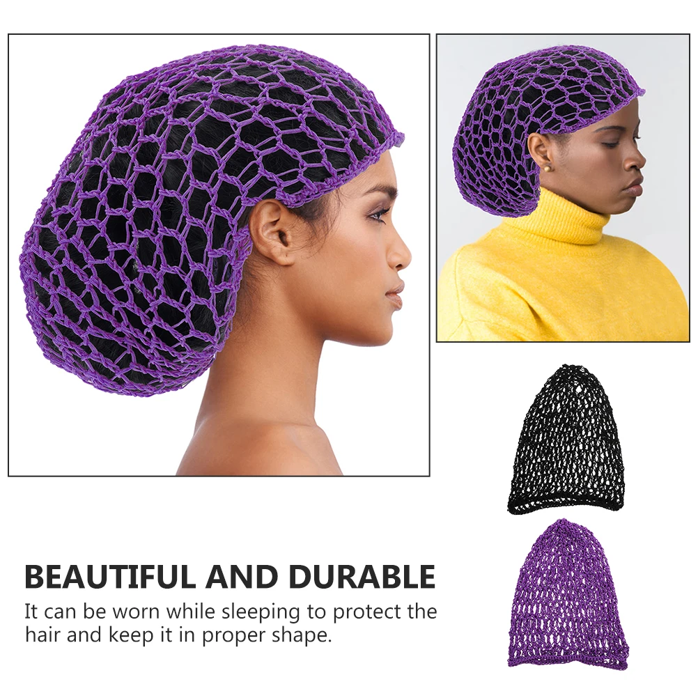 2Pcs Hair Long Net Bag Elastic Design Home Use Cover Crochet Mesh Hairnet Protective Salon Home Hair Net Covers Hat
2Pcs Hair Long Net Bag Elastic Design Home Use Cover Crochet Mesh Hairnet Protective Salon Home Hair Net Covers Hat