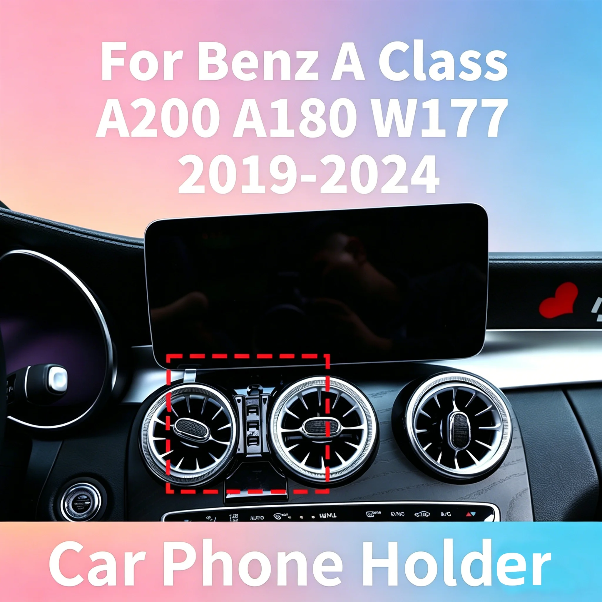 The snap on base for Mercedes Benz A Class A200 A180 W177 2019-2024 car phone holder can be used with multiple phone holders
The snap on base for Mercedes Benz A Class A200 A180 W177 2019-2024 car phone holder can be used with multiple phone holders