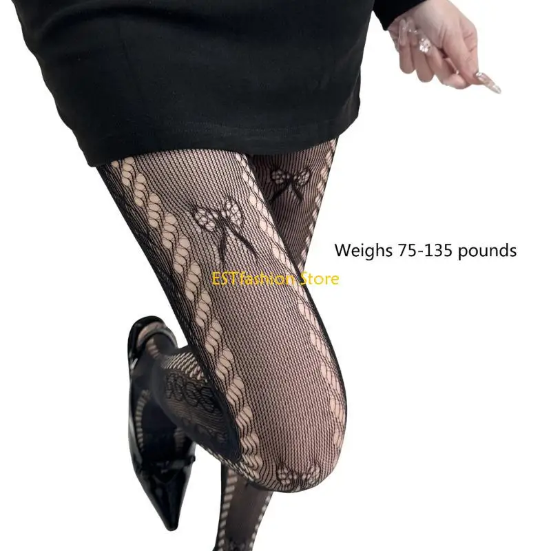 Y5GC Womens Hollowout Bowknot Lace Fishnet Tights Stockings Sheer Mesh Pantyhose
Y5GC Womens Hollowout Bowknot Lace Fishnet Tights Stockings Sheer Mesh Pantyhose