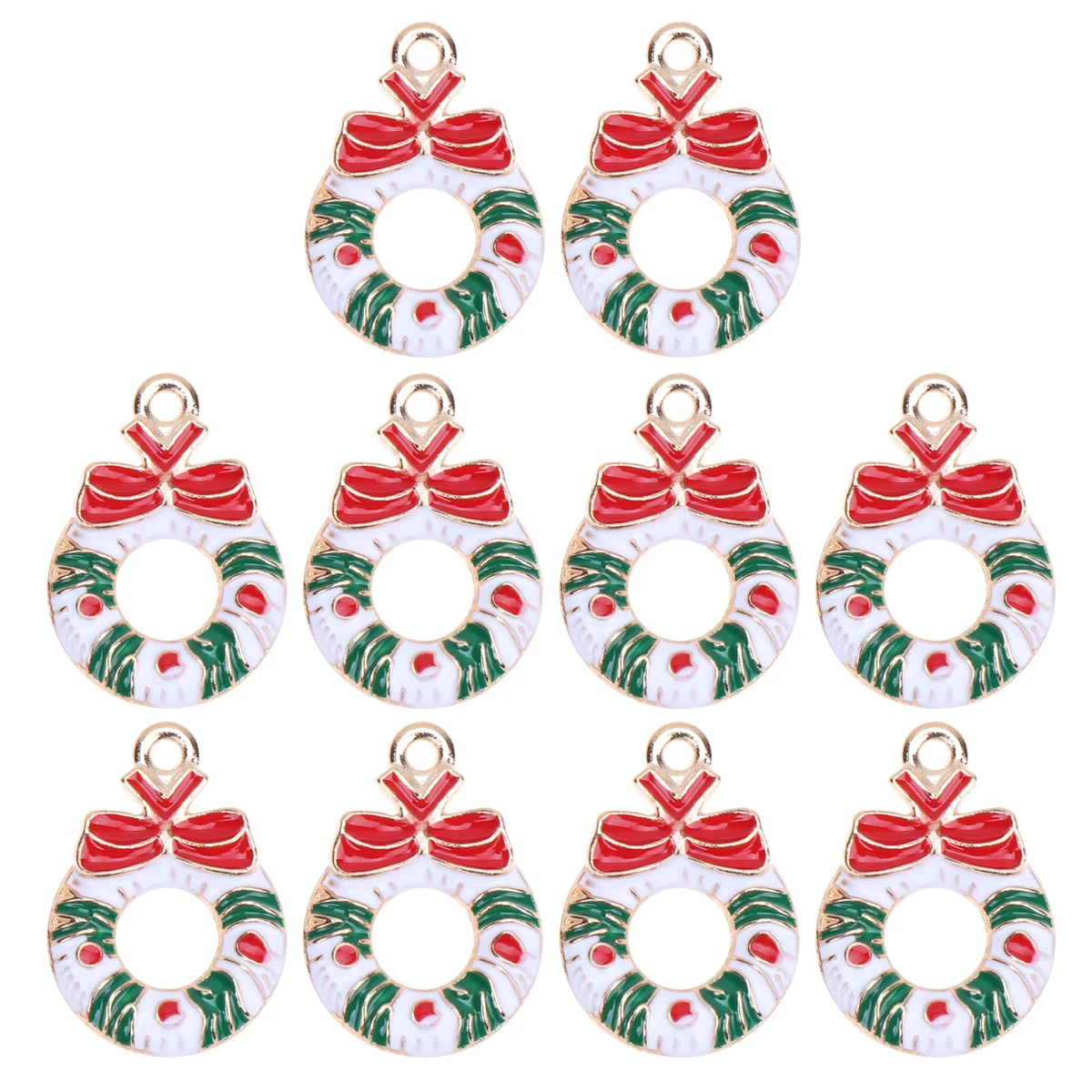 10 Pcs Bell Gloves Earrings Pendant Charms Enamel Ball Collection DIY Accessories Xmas Charm Bracelet Necklace Making Holiday
10 Pcs Bell Gloves Earrings Pendant Charms Enamel Ball Collection DIY Accessories Xmas Charm Bracelet Necklace Making Holiday