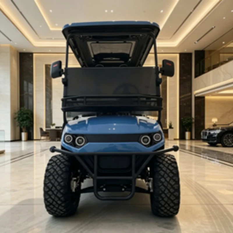 Lithium Battery 6 Seats Multi-Color Optional Electric Golf Cart Hot Selling Front Bumper Front Basket 14-Inch Off-Road Tires
Lithium Battery 6 Seats Multi-Color Optional Electric Golf Cart Hot Selling Front Bumper Front Basket 14-Inch Off-Road Tires