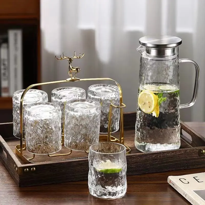 Large-Capacity Glass Water Jugs Set Nordic Ins Juice Pitcher Household Cold Kettle Heat Resistant Tea Pot Creative Coffee Bottle
Large-Capacity Glass Water Jugs Set Nordic Ins Juice Pitcher Household Cold Kettle Heat Resistant Tea Pot Creative Coffee Bottle