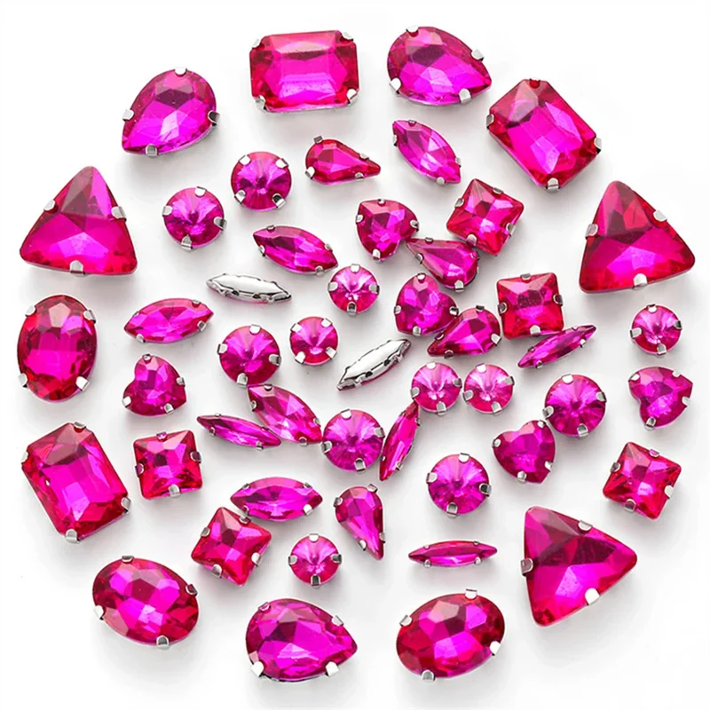 50pcs Glitter Mixed Shape mixed size Sew Glass Rhinestone white Claw Crystal Buckle Diy Wedding Decoration Accessories
50pcs Glitter Mixed Shape mixed size Sew Glass Rhinestone white Claw Crystal Buckle Diy Wedding Decoration Accessories