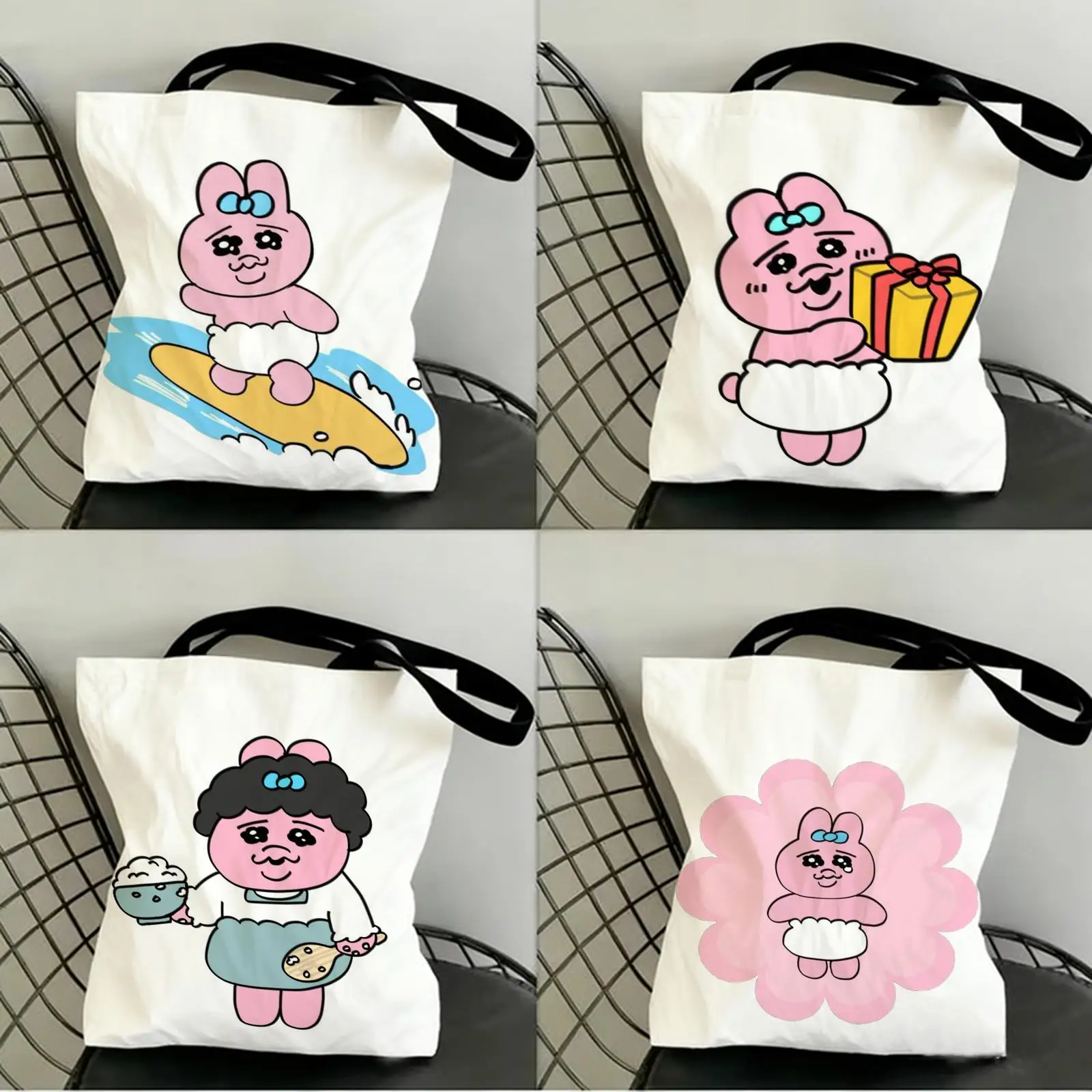 Kawaii O-Opanchu Usagi Storage Bags Canvas Double-Sided Print Shopping Bag Large Capacity Aesthetic Reusable Tote Bag
Kawaii O-Opanchu Usagi Storage Bags Canvas Double-Sided Print Shopping Bag Large Capacity Aesthetic Reusable Tote Bag