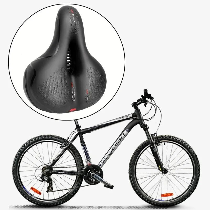 Comfortable Mountain Bike Seat Wide and Thickened Design Ergonomic Cycling Saddle for Reduced Leg Pain Comfortable Ride
Comfortable Mountain Bike Seat Wide and Thickened Design Ergonomic Cycling Saddle for Reduced Leg Pain Comfortable Ride