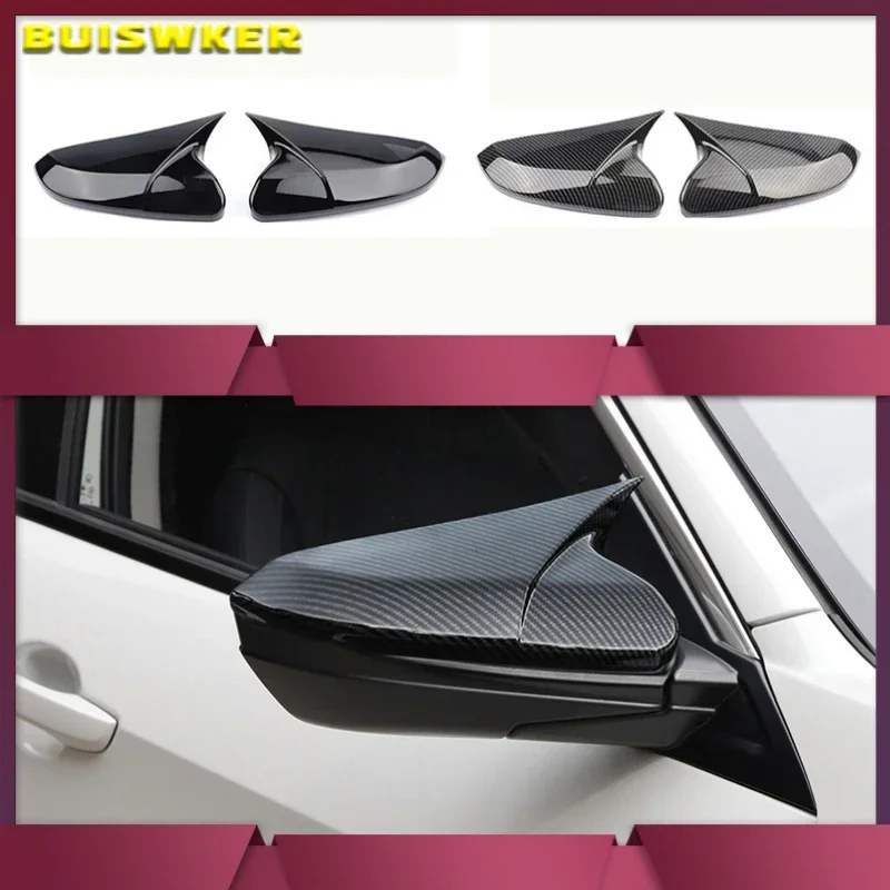 Exterior Parts Mirror Case Pair Side Mirror Cap Cover for HONDA CIVIC 2016-2021 Carbon Fiber Style US 
Exterior Parts Mirror Case Pair Side Mirror Cap Cover for HONDA CIVIC 2016-2021 Carbon Fiber Style US