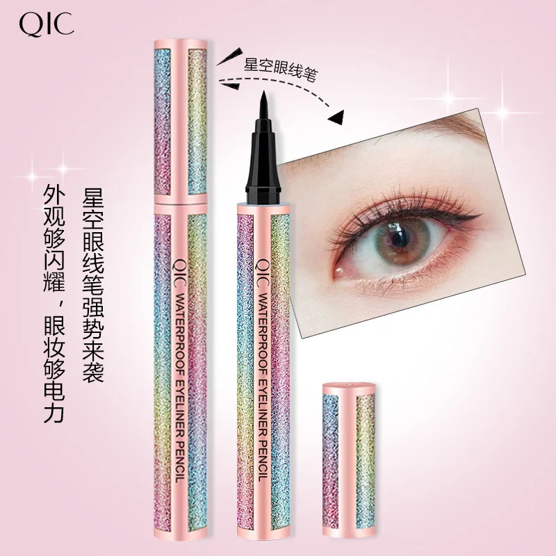 Long Wear No Smudge Starry Liquid Eyeliner Pen Waterproof Sweat Proof for Beginner Viral Beauty Makeup Essential Tool
Long Wear No Smudge Starry Liquid Eyeliner Pen Waterproof Sweat Proof for Beginner Viral Beauty Makeup Essential Tool